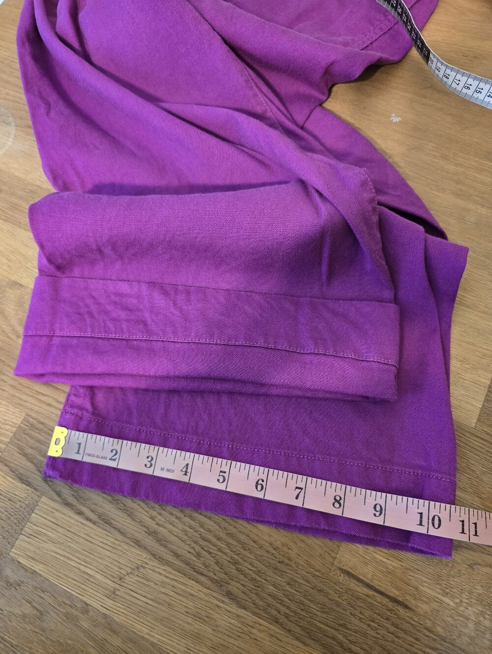 Maeve Colette European Linen Stretch High-Rise Wide-Leg Pants 8p - Picture 13 of 13